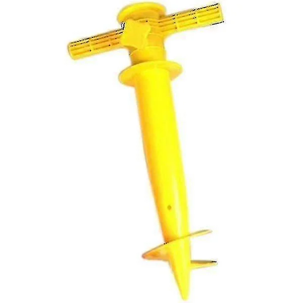 Suxm Udendørs Strand Camping Have Parasol Indsats Stik Tilbehør (1 stk., Gul)