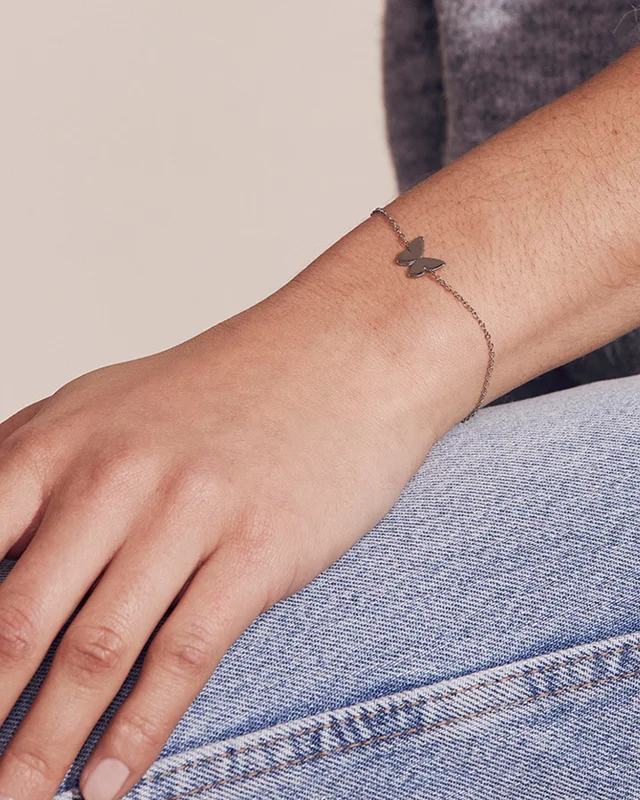 Edblad Papillon Bracelet Steel Silverfärgad Smycken Tjej - Kids Brand Store