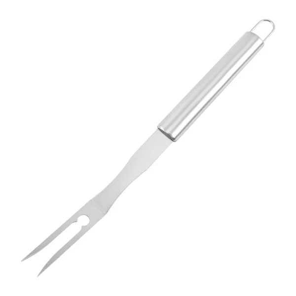 Grillgaffel, rostfritt stål, ergonomiskt handtag, diskmaskinsäker 43,5 cm, rostfritt stål