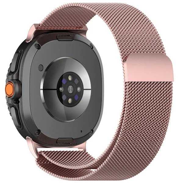 Hihna Samsung Galaxy Watch 8 / Watch 8 Classic -kelloon, Milanese magneettinen metallihihna (Ruusu Pinkki)