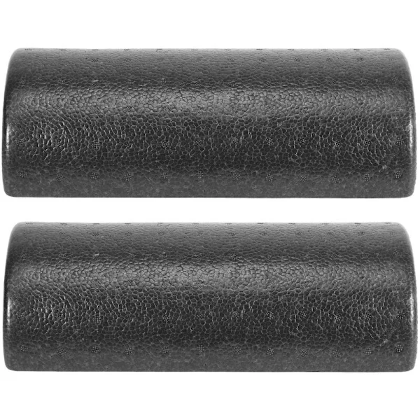 1 par 30 cm halvrund skumrulle for yoga, sport, trening, balansepute, yogablokk