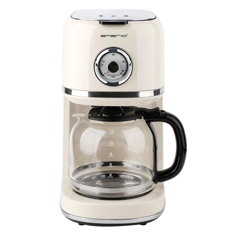 Emerio Retro kaffebryggare 1,5 liter, ivory | Kaffe > Kaffebryggare | Bagaren och Kocken