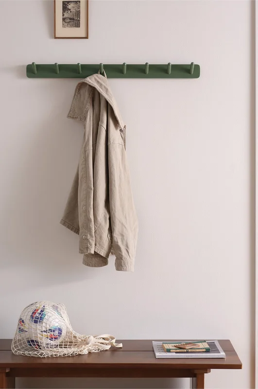 Jotex - Wandrek Met Haken 75 Cm Groene Groene - COLE - Koop Halmeubels bij Jotex