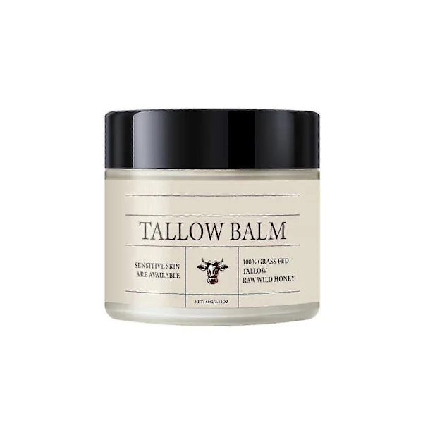 Grass-fed Tallow Balm with Moisturizing Cream for Soft Hydration 60g Anti-Aging Skincare Kit