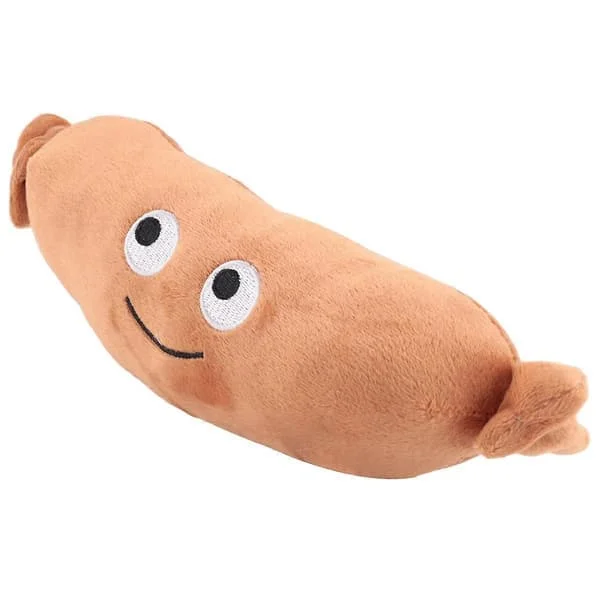 1 stk. Fyldt Plys Pølse Legetøj 20CM Mini Fyldte Plysdukker Pude