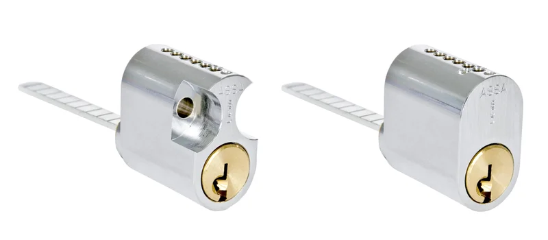 ASSA 1208 Låscylinder oval, stift, GDS/SB, Dörrar