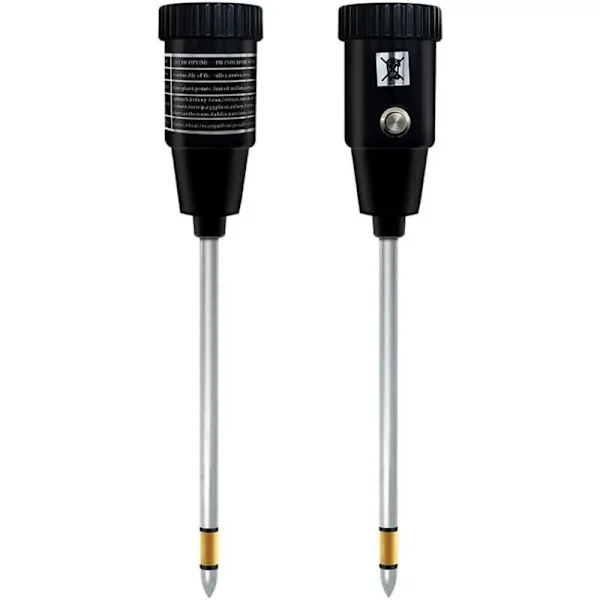 (26×5×5) Jord pH-fugtighedsmåler. Højpræcisions 2-i-1 følsom jord pH-tester og hygrometer med rustfri metalsonde