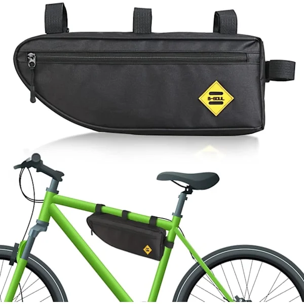Road Bike Frame Bag, Triangle Bike Bag, 34.5x13.5x5.5cm,