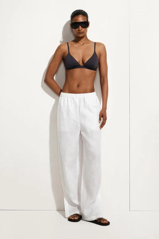 COS Femme Haut De Bikini Triangle in Bleu