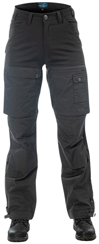Arrak Outdoor Arrak Outback Pant naisten ulkoiluhousut, mustaharmaa