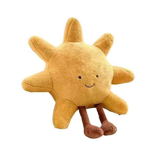 NYA Jellycats Söta Plysch Rolig Kudde Djur Måne Sol Kudde Mjuk Plysch Leksak Gåva