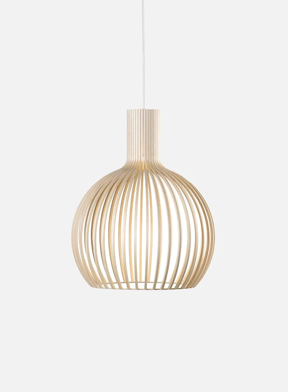 Secto Design Octo 4241 Small taklampe 5 meter ledning Ø45 - bjørk