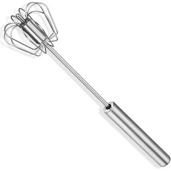 Denna 12-tums mixer är tillverkad av rostfritt stål och är designad för att blanda, vispa och mixa ingredienser.