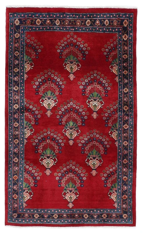 Oriental Wiss Rug 120X198 Dark Red/Black (Wool, )
