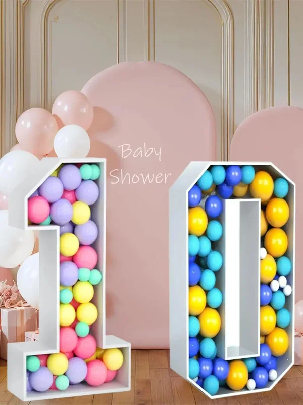AliExpress - Cadre de ballon chapiteau 73cm/28.74 pouces, 1 pièce, numéros de tableau KT 0-9 – Grande tige 3D pour anniversaires, anniversaires, 