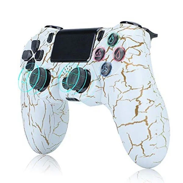 Dotpet Ps4 -ohjain, langaton ohjain yhteensopiva Ps4/ps4 Pro/ps4 Slim/pc:n kanssa kosketuspaneelilla/ääni-toiminnolla/6-akselin anturilla/