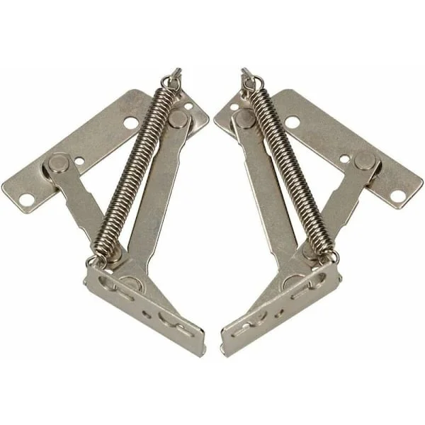 Spring Hinge, 2 Pcs Door Spring Hinges with Spring, Cabinet 80 Degree Hinge for Kitchen Cabinet Door, Cupboard, Cabinet Hardware -XS5-