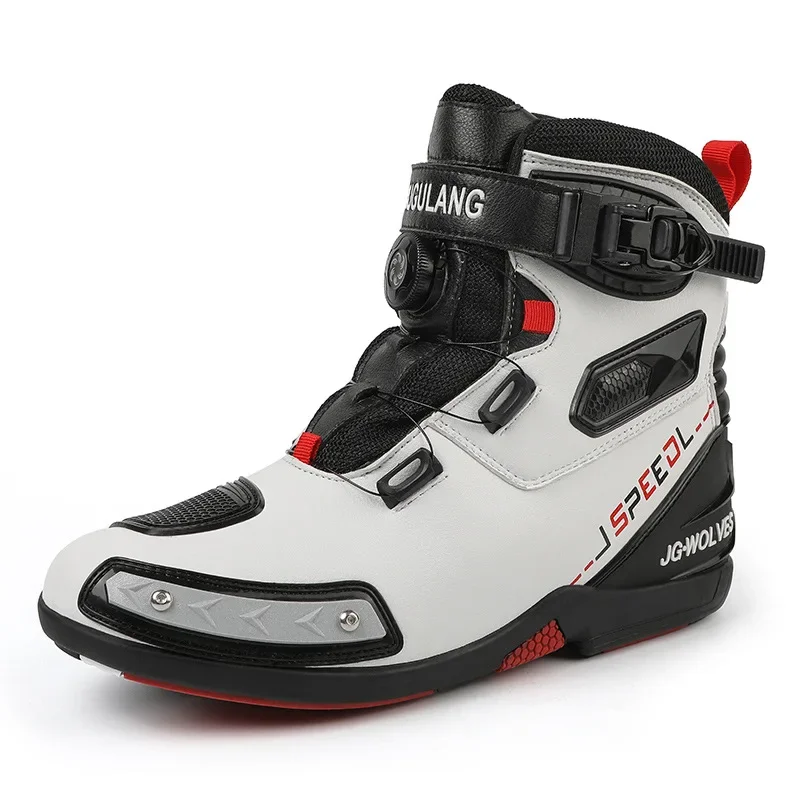 AliExpress - Bottes de moto quatre saisons pour hommes, grande taille, haute tige, protection de sécurité, chaussures de moto, bottes de cross-country
