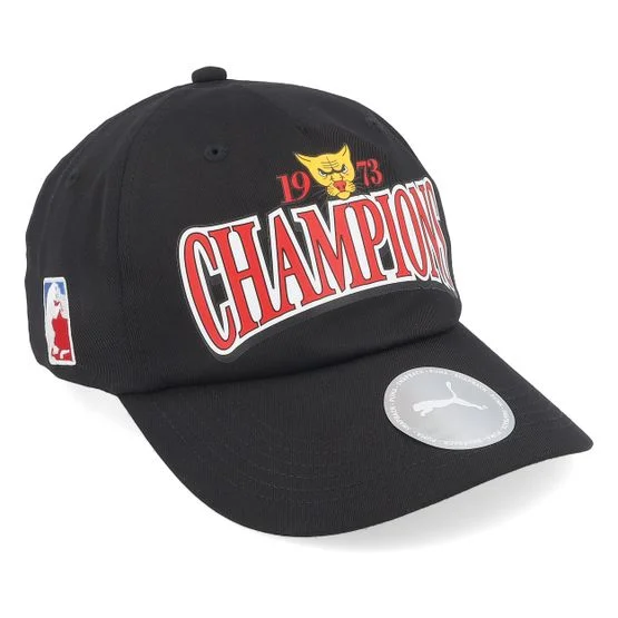 Puma - Musta unconstructed Lippis - Basketball Lc Cap Black Dad Cap @ Hatstore