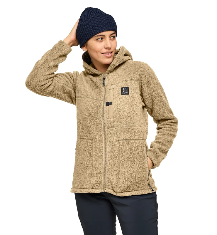 Haglöfs Malung Pile Hood Women Sand - M