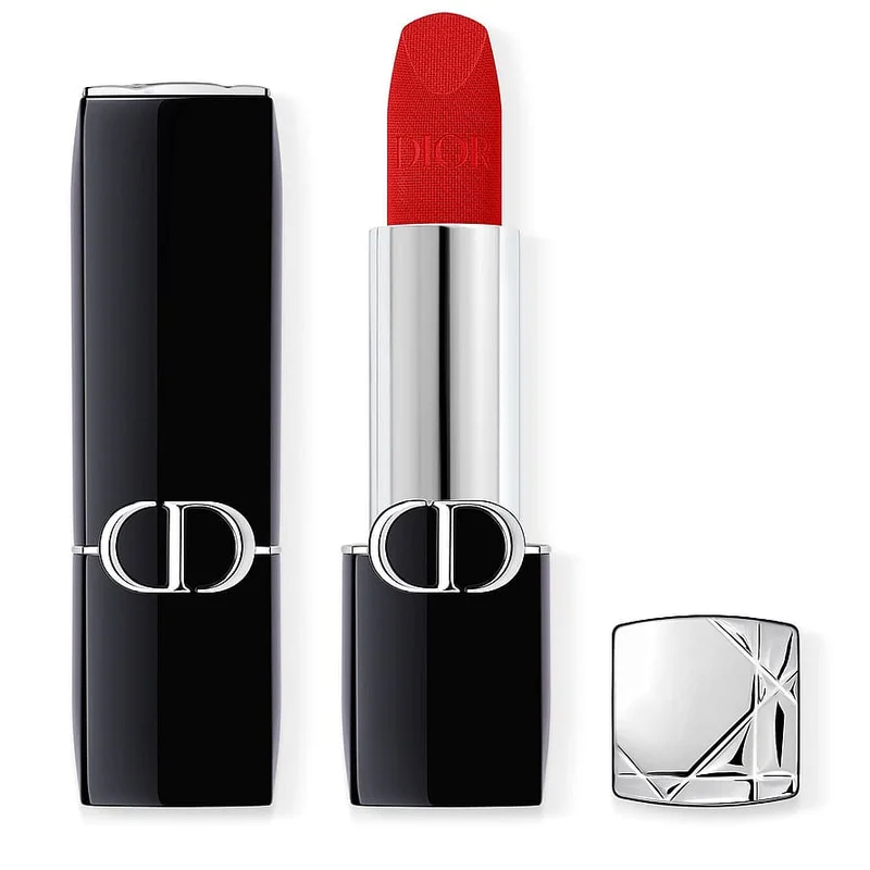 DIOR Rouge Dior Lipstick 999 Velvet, Makeup, Læber, Læbestifter
