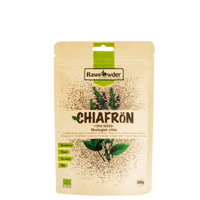 Rawpowder Økologisk Chiafrø 300 g