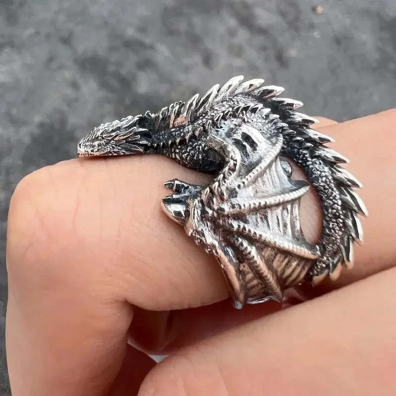 AliExpress - Drachen ringe Gothic Punk-Stil Flugsaurier Flügel öffnen verstellbare Ringe für Männer Frauen Vintage Schmuck Accessoires Geschenke