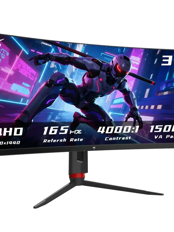 AliExpress - KTC 34-Zoll-Ultrawide-Monitor, 165 Hz WQHD 3440 x 1440 gebogener Gaming-Monitor, 1500R-PC-Monitor, HDR, FreeSync und G-Sync HDMI H34S18S