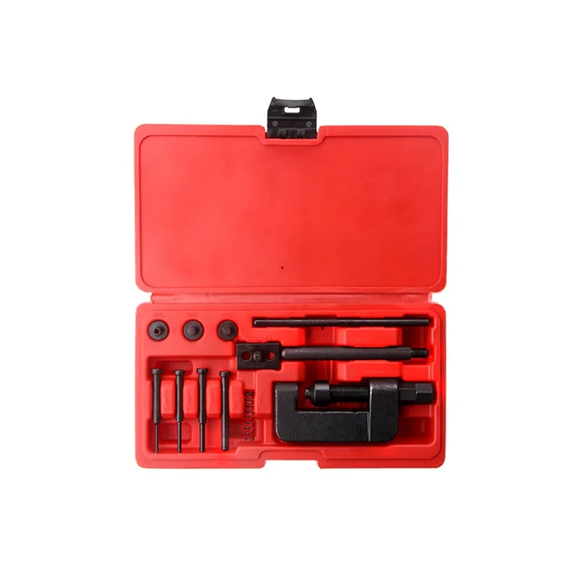AliExpress - Podofo 13 pièces Kit d'outils de disjoncteur de chaîne de vélo de moto Kit de coupe de rivetage Kit de démontage de chaîne de 