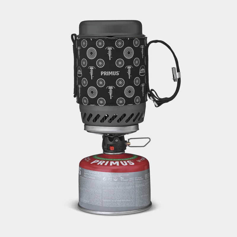 Stormkök / gaskök / stormkök Primus Lite Plus Stove System Feed Zone, 1500 W, med integrerad piezotändning + kastrull (500 ml), Utan bränsle