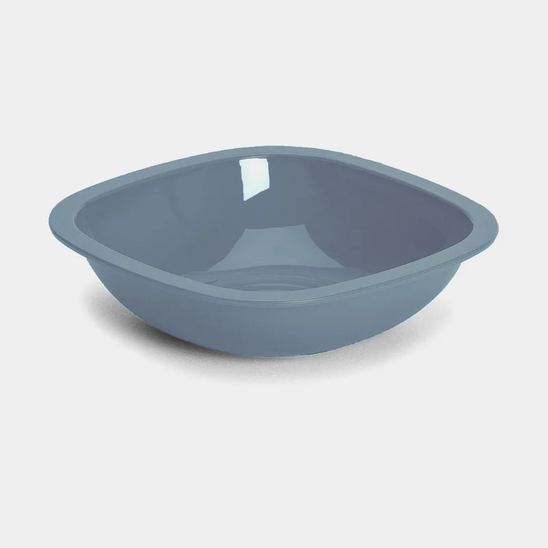 Djup plasttallrik Nordiska Plast, grå, 15 cm