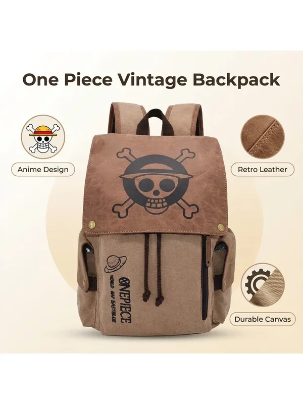 AliExpress - Cartoon Animation AttackonTitan ONEPIECE NARUTO Canvas-Rucksack mit großem Fassungsvermögen