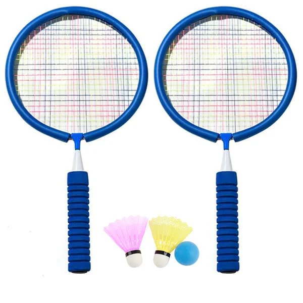Barbara Badminton Racket Sett med 2 Fjærballer og Bæreveske for Barn