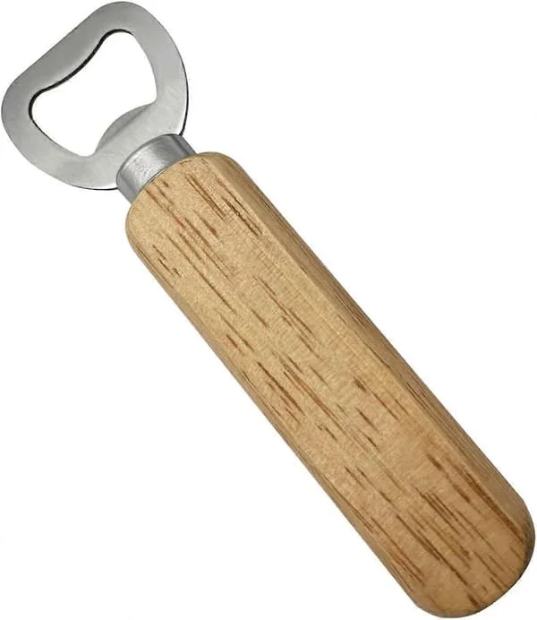 Flaskeåpner, Flaskeåpner med trehåndtak, Vin Øl Brus Glass Flaskeåpner