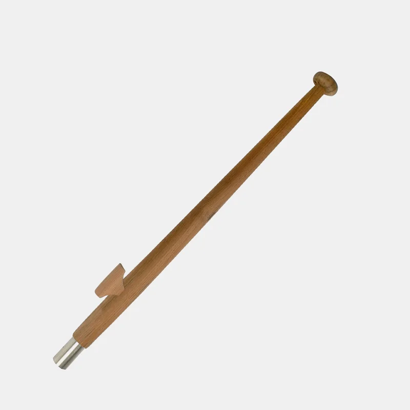 Flaggstång båt Adela, FSC-märkt teak, 45 cm, Ø25 mm
