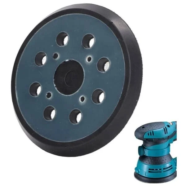 125 mm slipplatta kompatibel med Makita ersätter BO5010 BO5041 8-håls slippapper