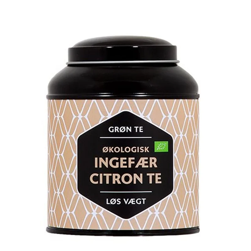 3 for 2 - Te og Kaffe Specialisten Grøn Te Ingefær Citron Ø 100 g, Helse & Madvarer, Te, Grøn Te