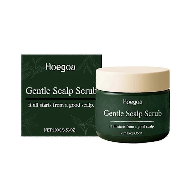 Hovedbundsscrub og shampoo med havsalt, eksfolierende og nærende hovedbund, mod skæl, lindring af kløende og skællende hovedbund 100g