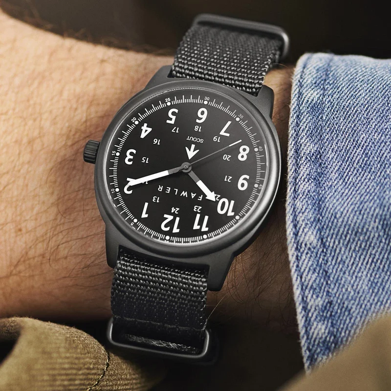 Scout | Orologio militare Nato grigio per uomini - Orologi da polso