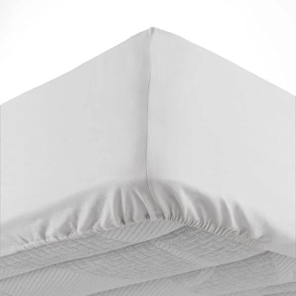Sänglakan - INRE Mjukhet - 90x190 cm - 100% bomull - 30 cm kuvert - Vit