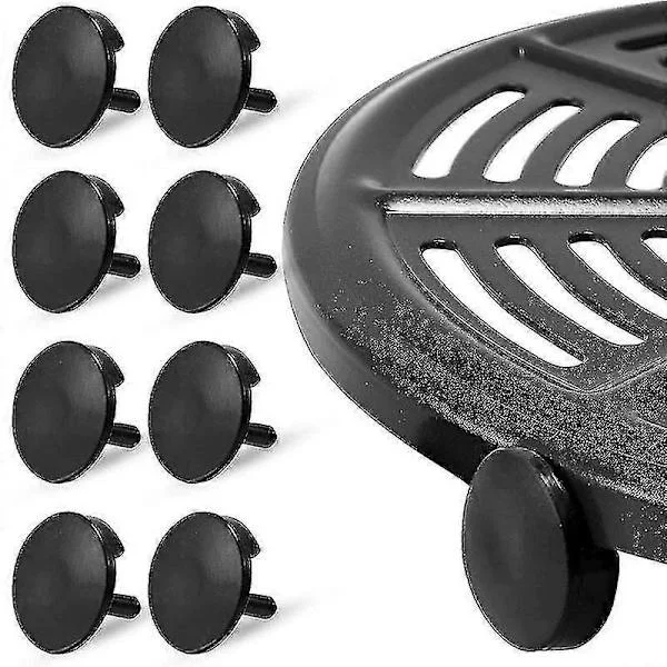 Erstatningsgummiføtter for Ninja Airfryer Crisper Plate, Airfryer Gummistøtfanger, Airfryer Silikonføtter, Erstatningsgummiknotter for Ninja Airfryer