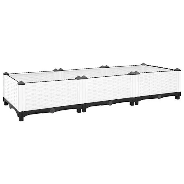 Höjd säng - Exklusivt hus - 120 x 40 x 23 cm - Polypropen - Rattanutseende