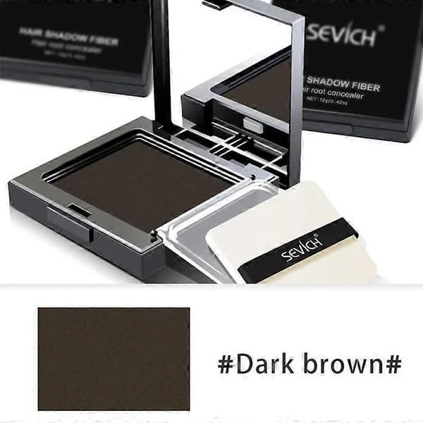 12g Hair Root Touch-Up Powder Refill Dark Brown Black Coffee Fiber Concealer