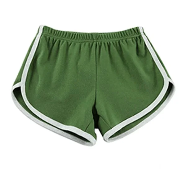 2023 1-pak bomulds sportsshorts, yoga danseshorts, sommer sportsshorts, - grøn grøn—max grøn-FQ- grøn