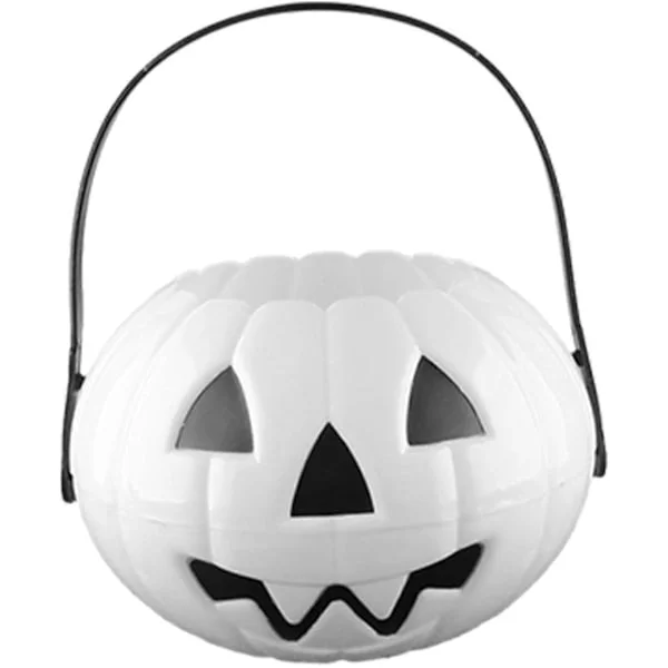 2025 Gresskar Godteri Bøtte, Gresskar Bøtte Halloween Godteribeholder - Godteriposer Bøtte Gresskar Bøtte, Sammenleggbar Godteri Bøtte Knask eller 