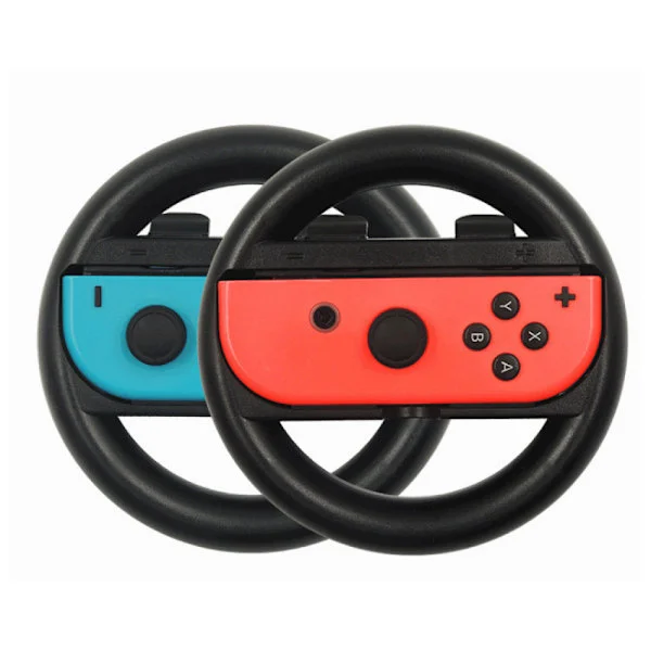 Ratt for Nintendo Switch Controller, 2 ST Racing Wheel kompatibel med Mario Kart, Spillkontrollratt for Nintendo Switch Remote Game