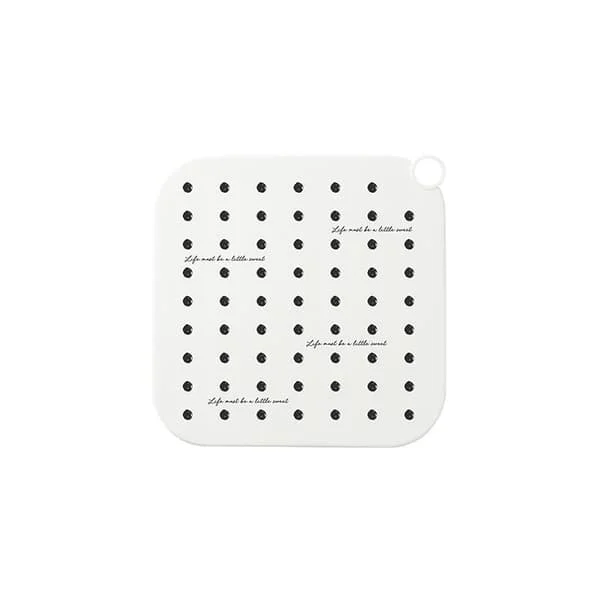 Avloppsgolvsil Deodorant Badrum Silikon Deodorantdyna Kök Toalett Toalett Silikon Golvsil Dyna 20x20cm Vit Vågpunk