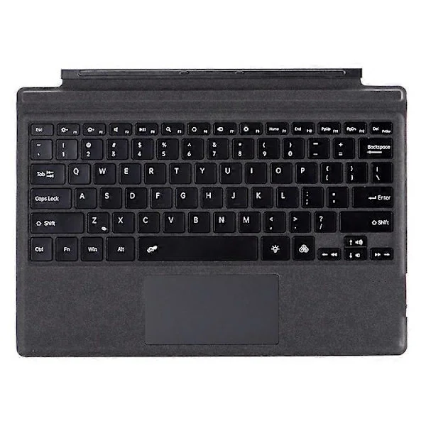 1089D Compatible Colorful Backlit Bluetooth Keyboard with Touchpad for Microsoft Surface Pro 7+ / 7 / 6 / 5 / 4 / 3