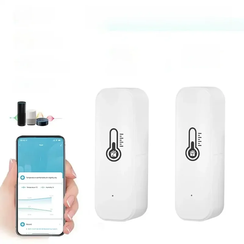 AliExpress - Tuya Zigbee ou WiFi capteur de température et d'humidité thermomètre connecté à la maison Compatible avec Smart Life Alexa Google 