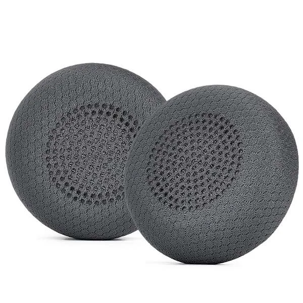 Ersättningsöronkuddar kompatibelt med Logitech Zone Wireless 2 - Andningsbar fotbollsmask och minnesskum för kontor, resor och passiv ljudisolering